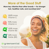Greensential Gummies pectine : formule végétale sans gélatine et additifs