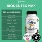 GREENVIFY BioDentex Max – capsules alignées, pratique pour une supplémentation probiotique.