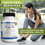 GREENVIFY YouthFeel Brain Max – prise avant repas pour énergie mentale