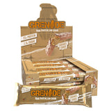Barre Grenade Caramel Chaos emballage 12x60g, snack protéiné pratique.