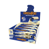 Grenade Barres Protéinées Oreo White: vue avant, croquant savoureux pour l'encas.