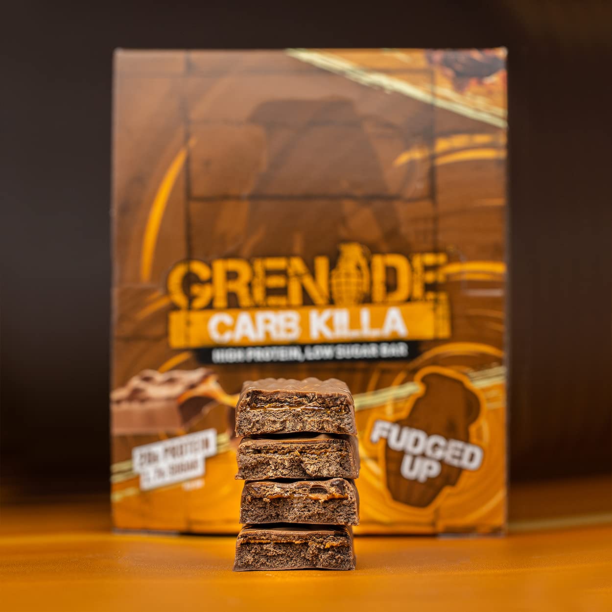 Grenade Carb Killa Fudged Up couche chocolat lait et fudge