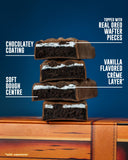 Grenade OREO – texture crème vanille et biscuit visible pour une dégustation gourmande.