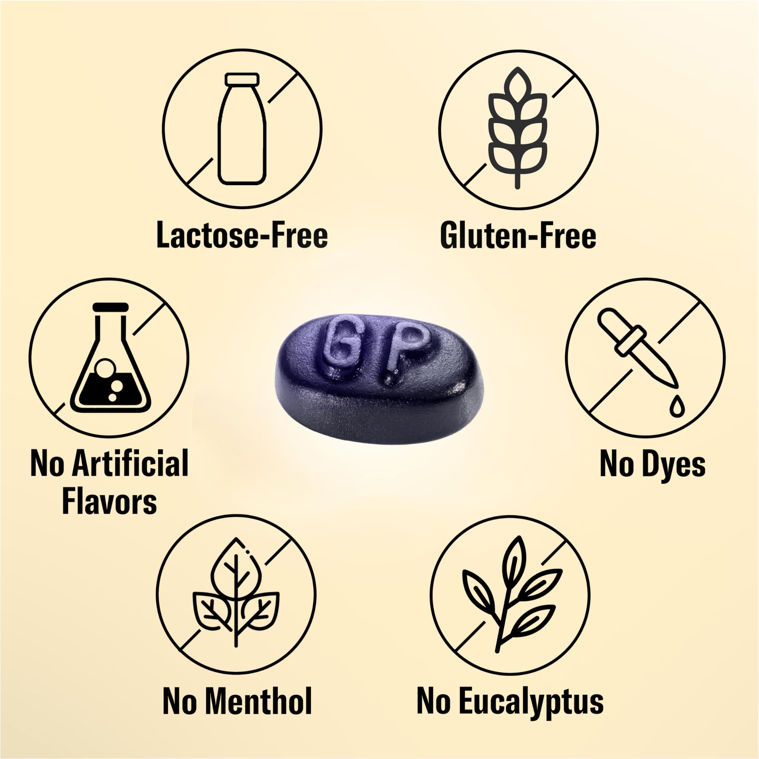 Tableau nutritionnel et badge sans gluten visibles sur l'emballage.