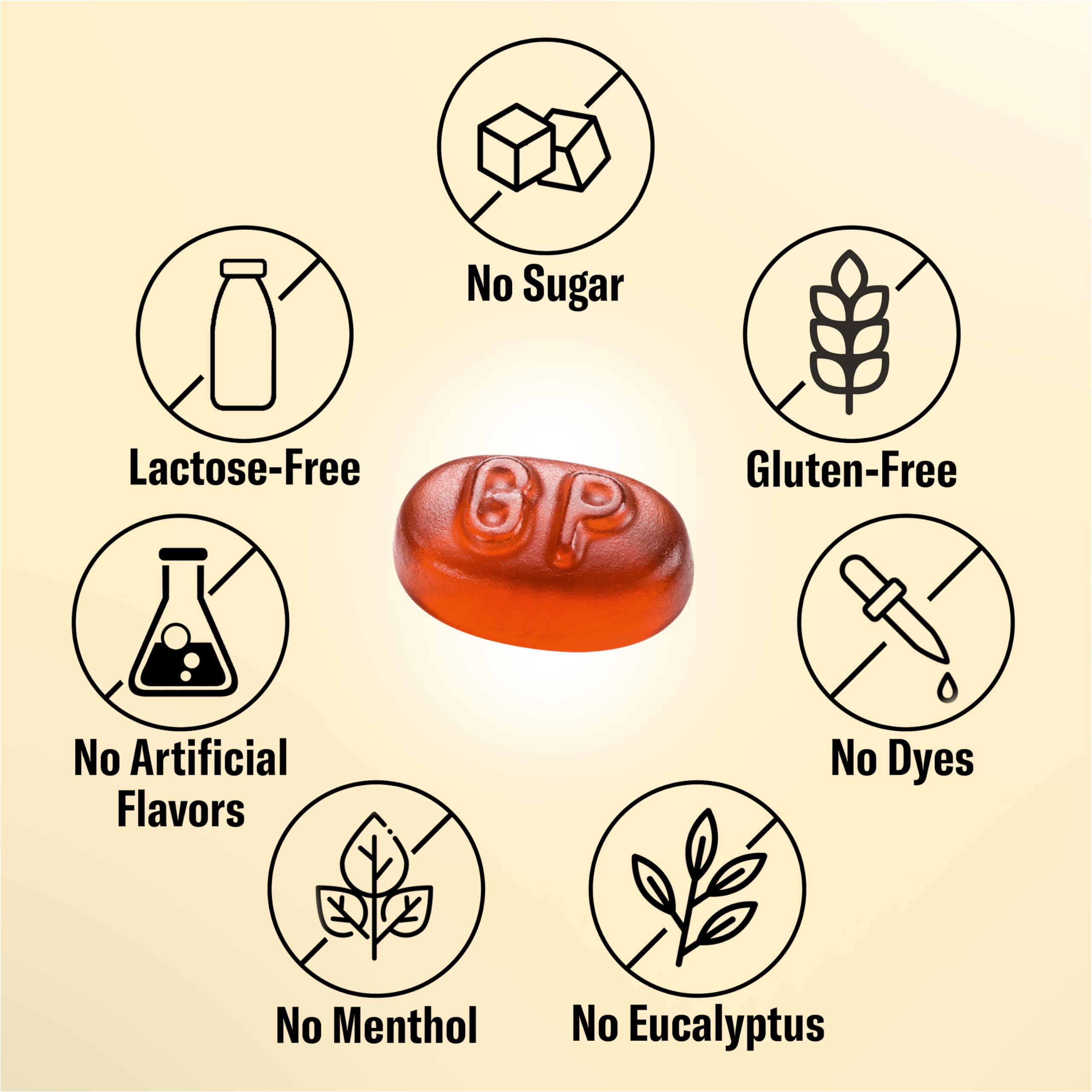Ingrédients naturels dans les pastilles GRETHER'S Myrtille, douceur naturelle.