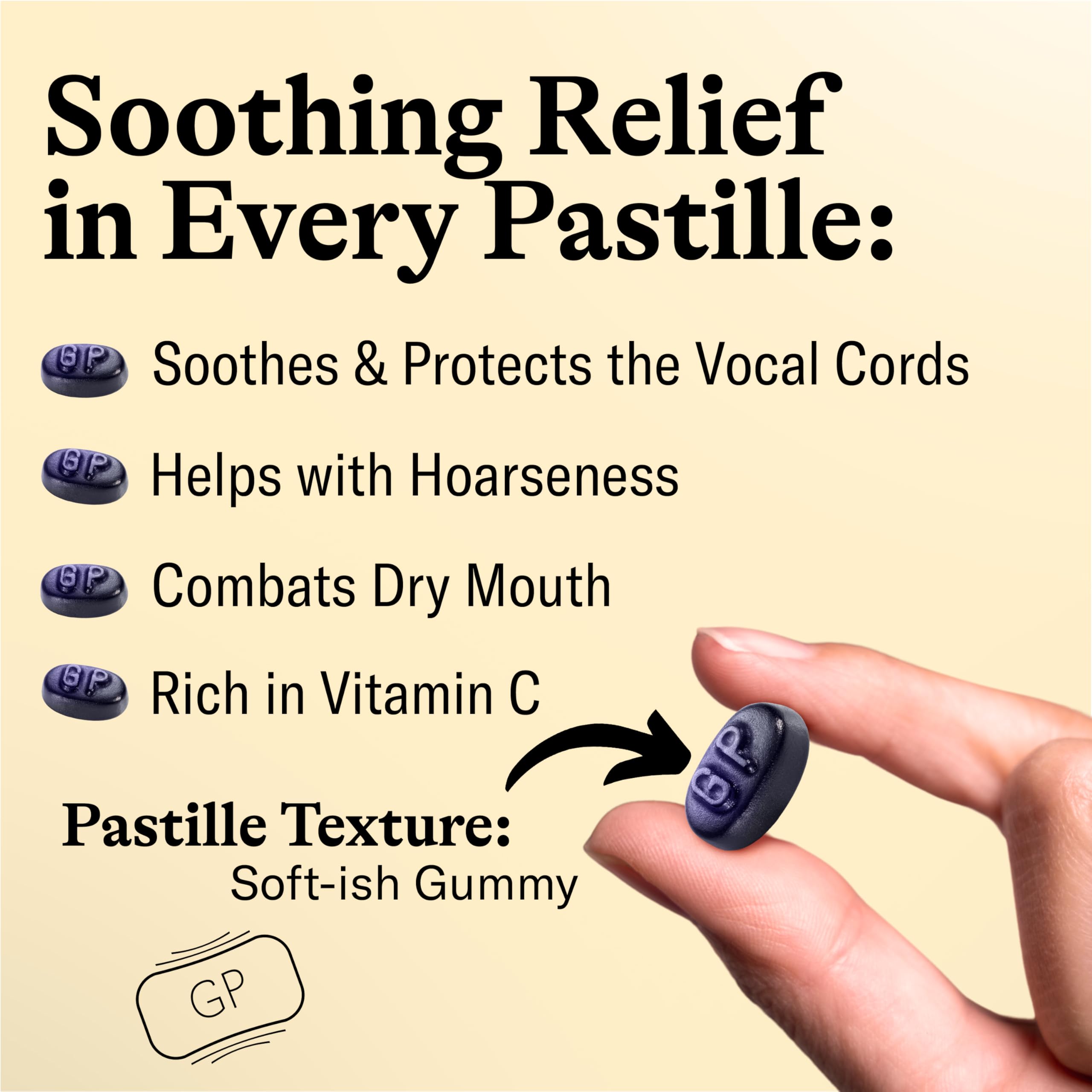 Pastilles Grether's Cassis, texture moelleuse qui fond en bouche