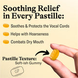 Grether's pastilles fleur de sureau avec boîte ouverte prête à déguster