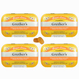 GRETHER'S pastilles sans sucre dans boite métal, pratique pour la voix en déplacement.