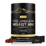 Grevol Gommes Shilajit Himalaya, emballage individuel pratique pour voyager sans déversement