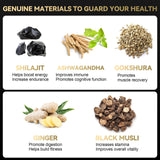 Texture souple des gommes Grevol Shilajit pour une dégustation agréable