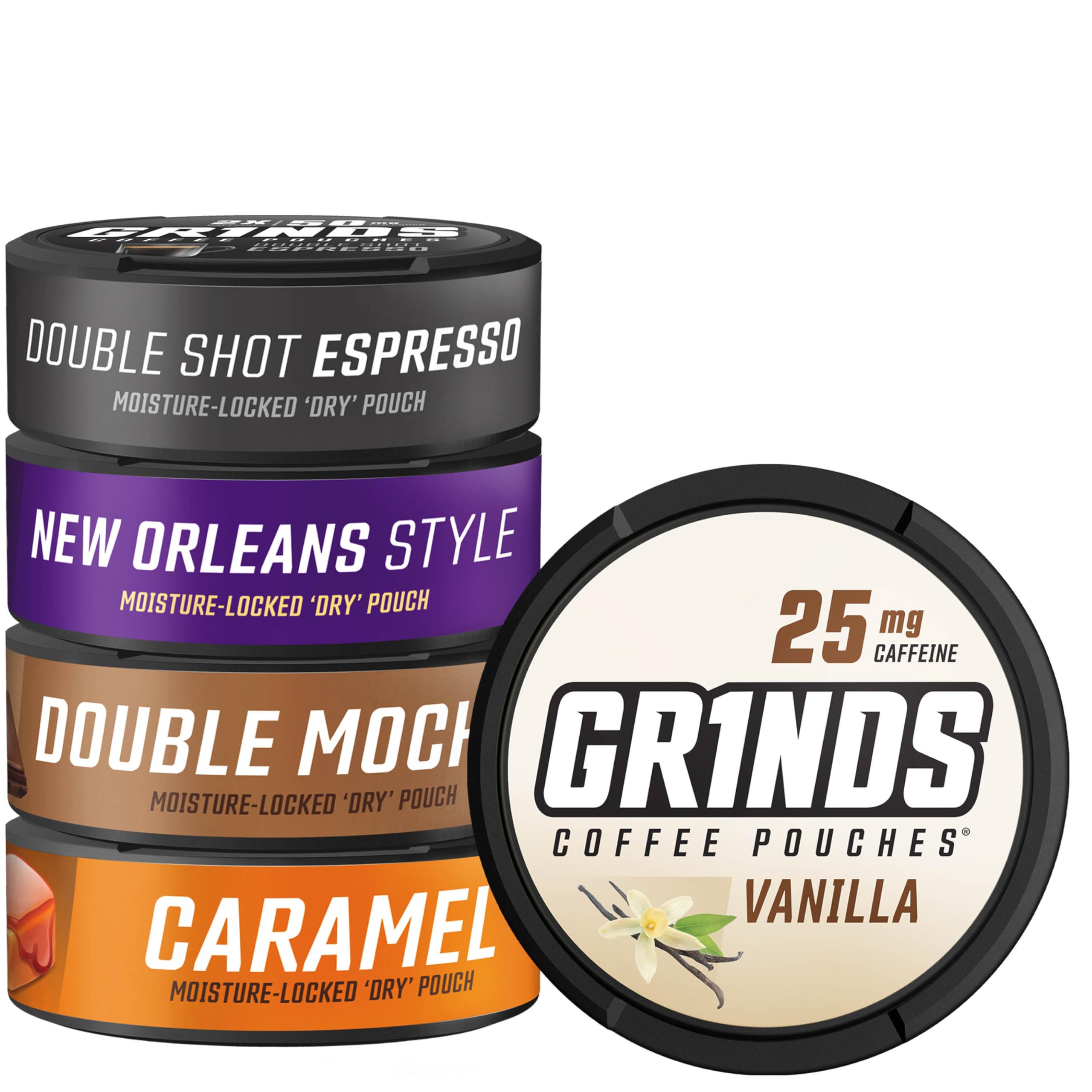 Grinds Double Shot Espresso, poche prête à booster votre matinée.