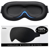 Gritin masque anti-lumière avec pont-nez flexible offrant obscurité complète.