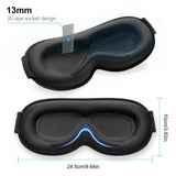 Gritin masque sommeil, étui compact pour rangement quotidien.