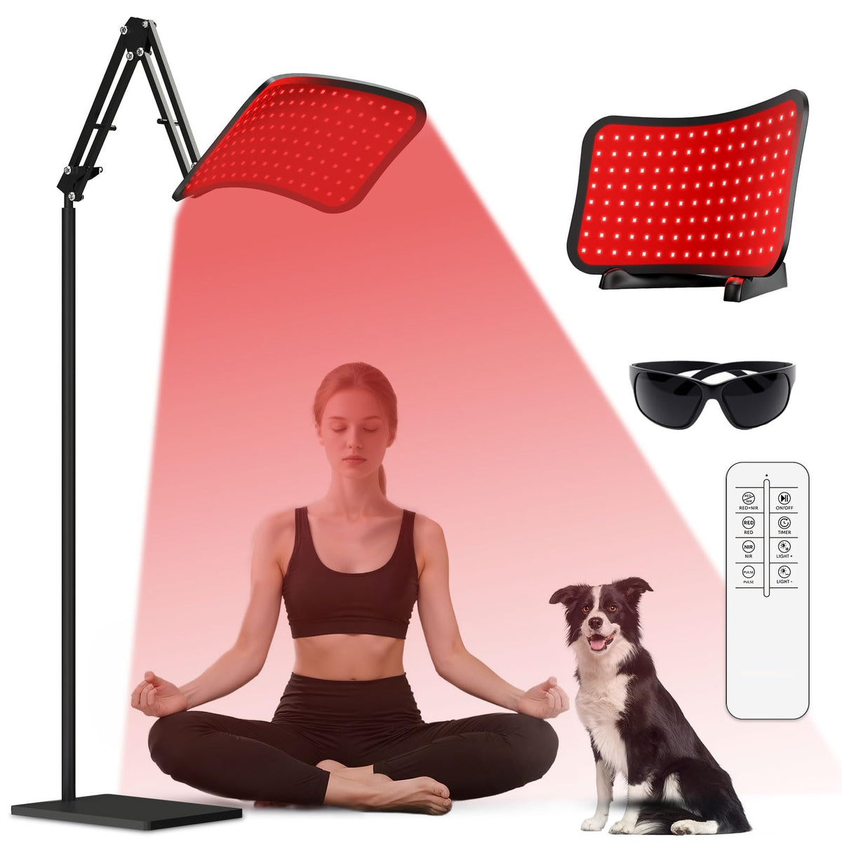 GrnSprX – thérapie lumière rouge pour corps avec 660nm/850nm, relaxation potentielle.