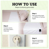 GroundingWell installation simple pour une routine de bien-être nocturne.