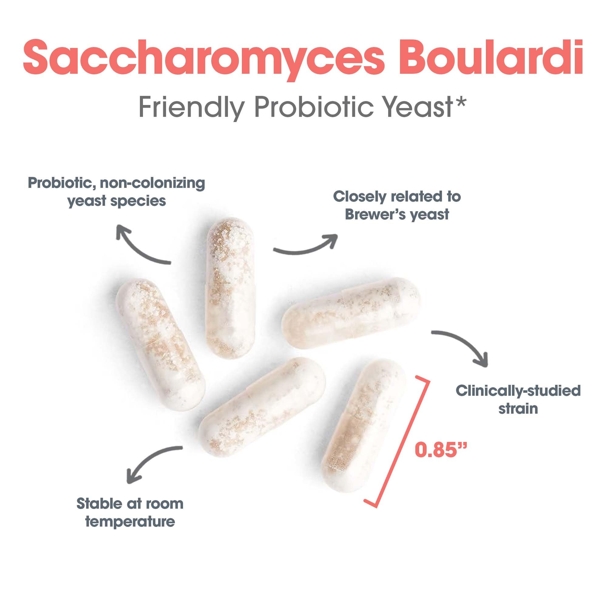 Allergy Research Group Saccharomyces boulardii 450 mg – Consommation entre les repas, mode d'emploi.