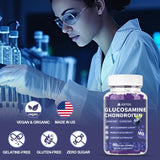 GRTGG Gommes glucosamine-chondroitine 3000mg, goût fruits naturel et arôme léger