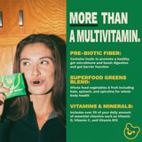 Gummies Grüns vitamines et minéraux essentiels au quotidien.