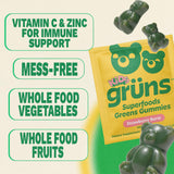 Grüns répertorie 60 nutriments essentiels dans sa composition