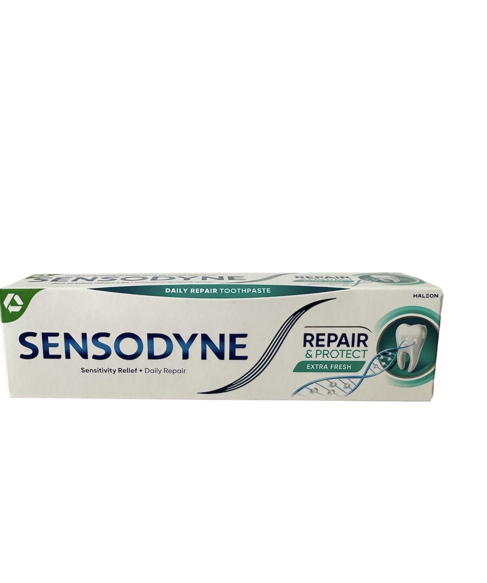 Sensodyne avec NovaMin en action, protection ciblée sur la dentine exposée