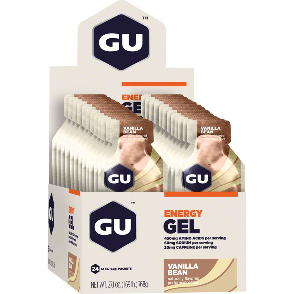 GU Energy Gel vanille-gousse, énergie rapide pendant l'entraînement