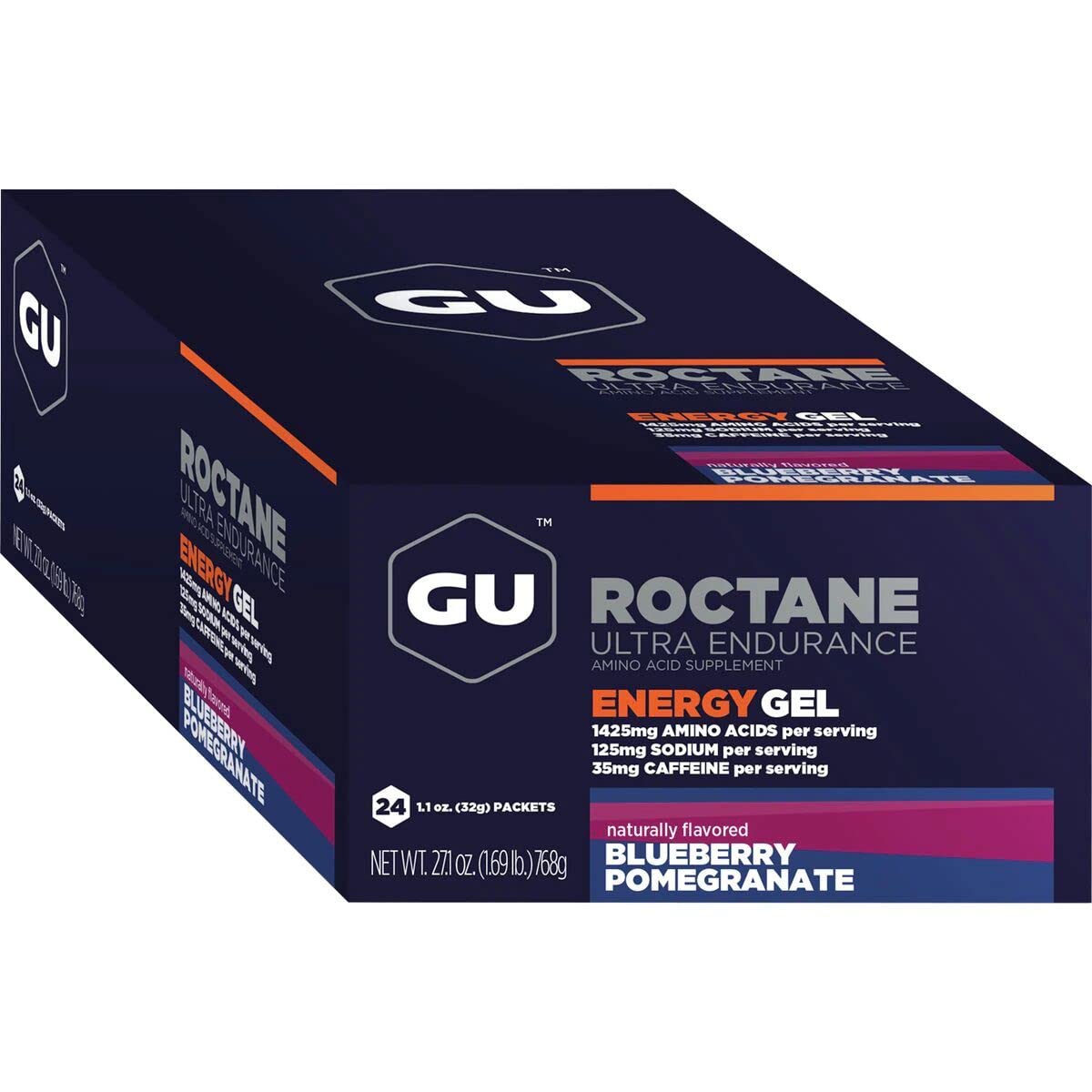 Texture crémeuse du gel Roctane Myrtille-Grenade, soutien pratique en entraînement