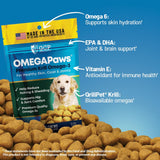 Guardian's Choice Omega3 chien: mobilité et cœur soutenus pour une vie active.