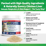 Guardian's Choice Lysine pour chats – pelage doux et brillant grâce à la poudre.