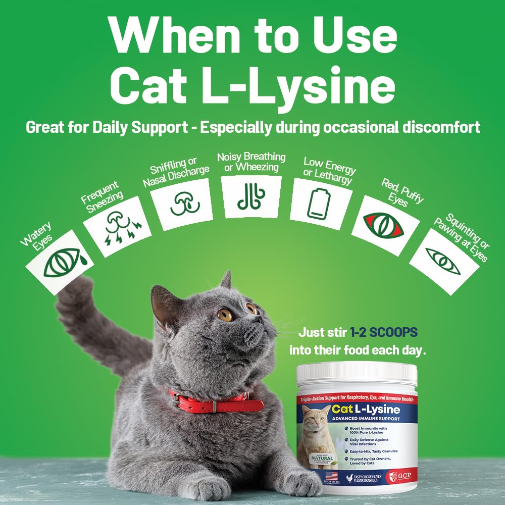 Guardian's Choice Lysine pour chats – dose quotidienne simple pour le bien-être.