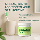 Guliqi Collagen Dent Poudre : formulation douce, sans arômes agressifs.