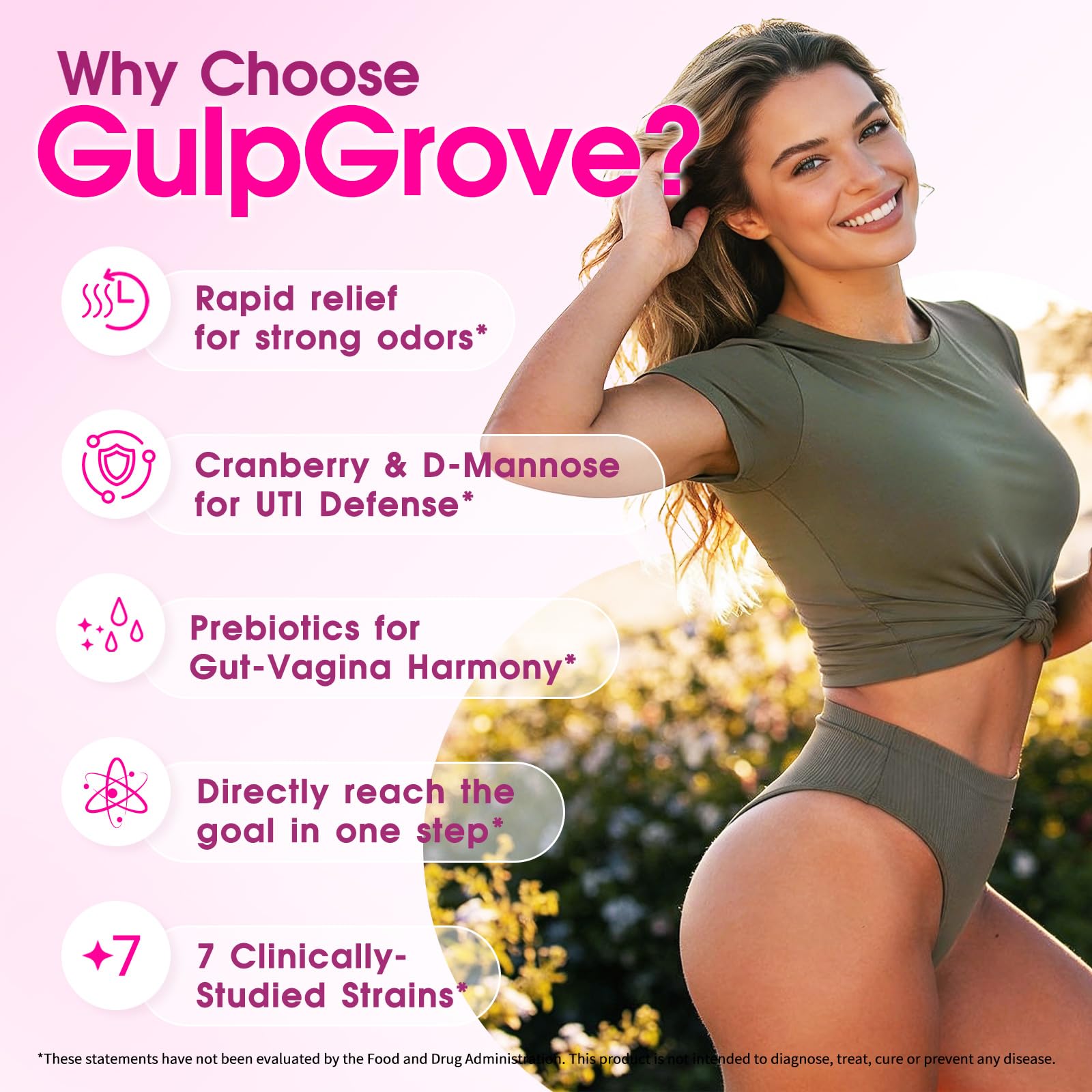 GulpGrove extrait de cranberry actif illustré pour le confort potentiel