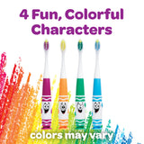 GUM Crayola Pip-Squeaks : base ventouse pratique pour un rangement propre.