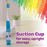 GUM Crayola Pip-Squeaks : visage bleu et design attractif pour motiver l’enfant.