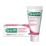 GUM Sensi Vital+ sur la brosse à dents pour un brossage ciblé