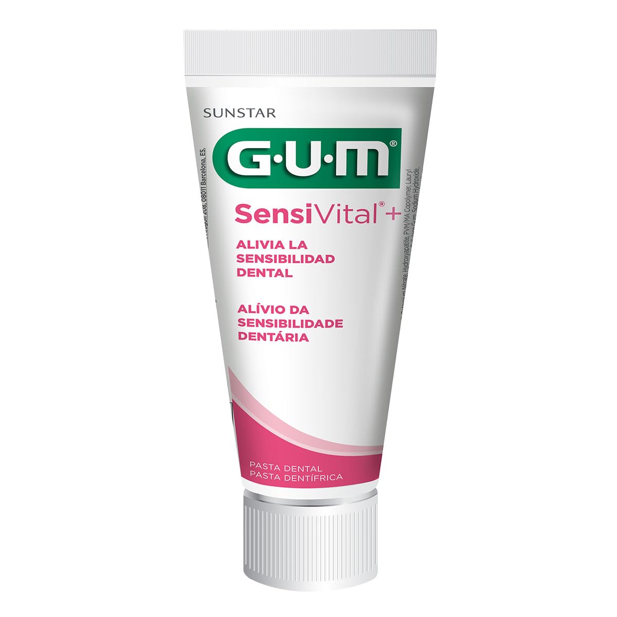 Logo GUM sur l’emballage, symbole de qualité italienne