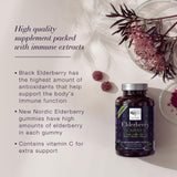 Gummies sans sucre NEW NORDIC Sureau Noir, solution gourmande et légère.