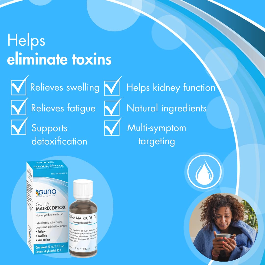 GUNA Matrix Detox: compte-gouttes pour doser précisément avant chaque repas.