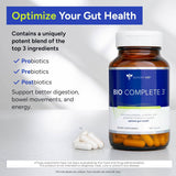 Gundry MD Bio Complete 3, etiquette claire: informations produit et bénéfices potentiels.