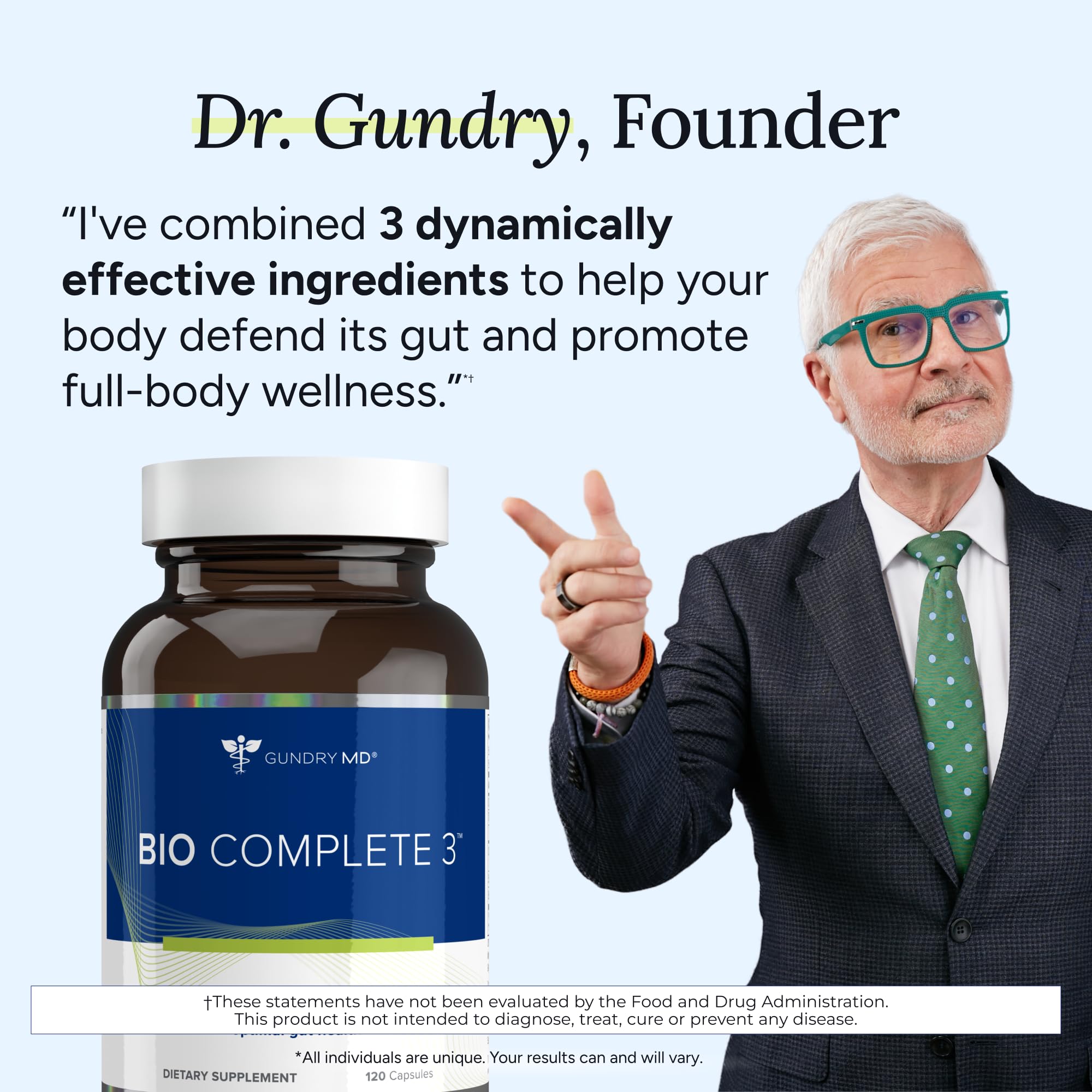 Gundry MD Bio Complete 3 vue globale sur le confort quotidien et les envies maîtrisées