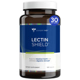 Bouclier des lectines Gundry MD — bouteille du produit, soutien digestif potentiel après le repas.