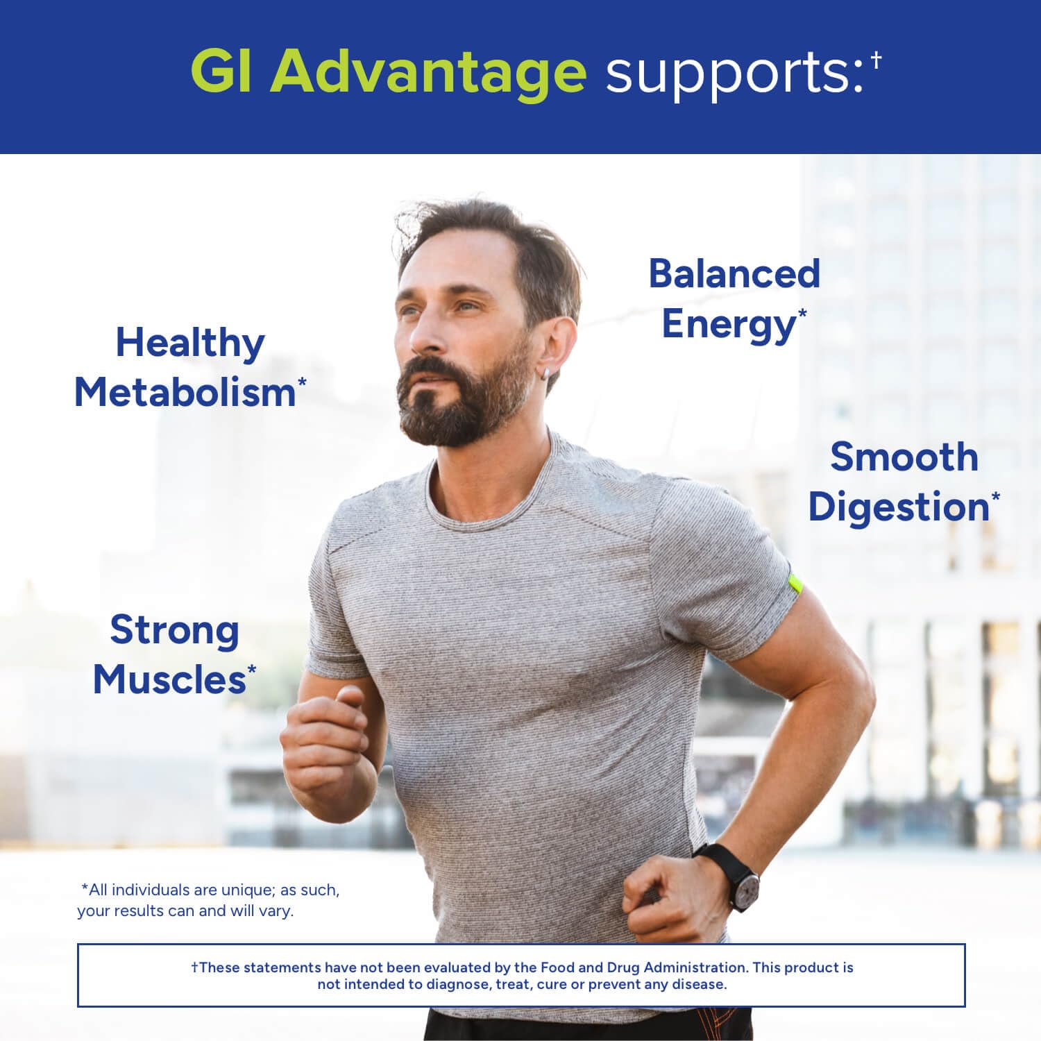Gundry MD GI Advantage: enzymes digestives avancées facilitant une meilleure digestion après les repas.
