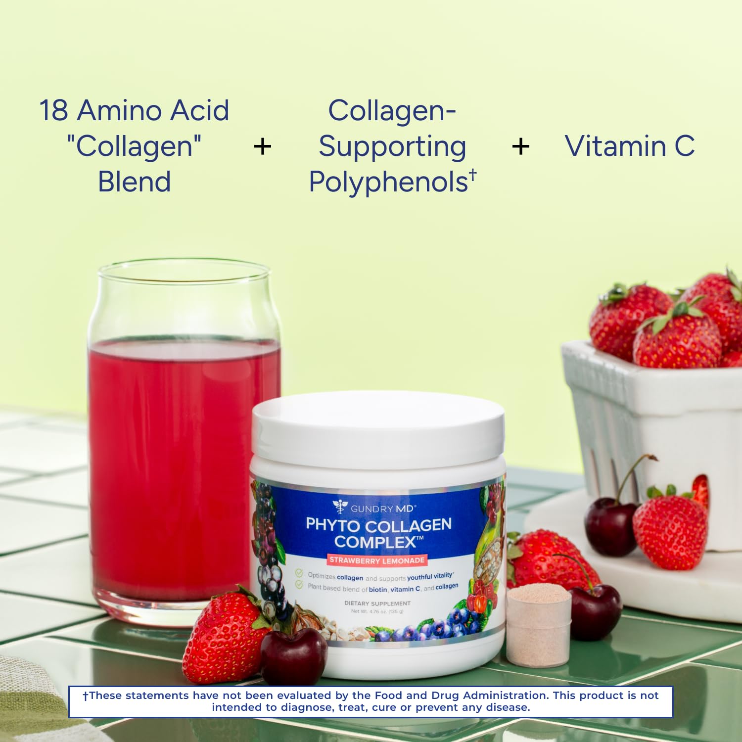 Gundry MD Phyto Collagen Complex — doseur cuillère, mélange pratique pour une routine santé.