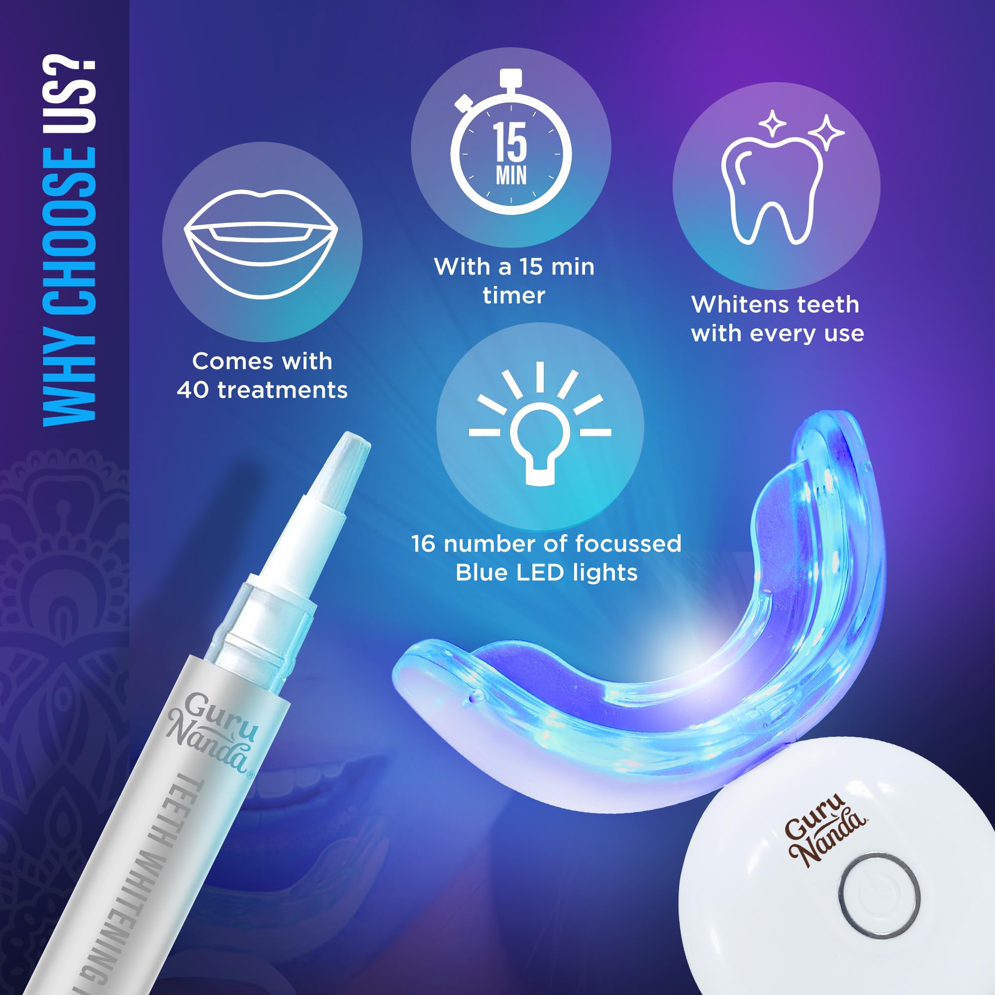 GuruNanda applicateur gel mesure pour une application précise