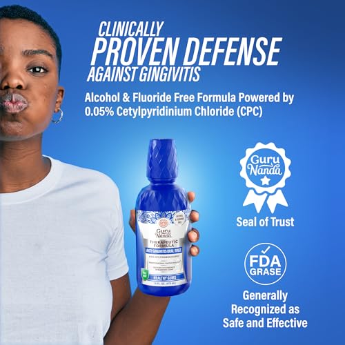 GuruNanda bain-de-bouche menthe-sauvage: sensation rafraîchissante et utilisation quotidienne.