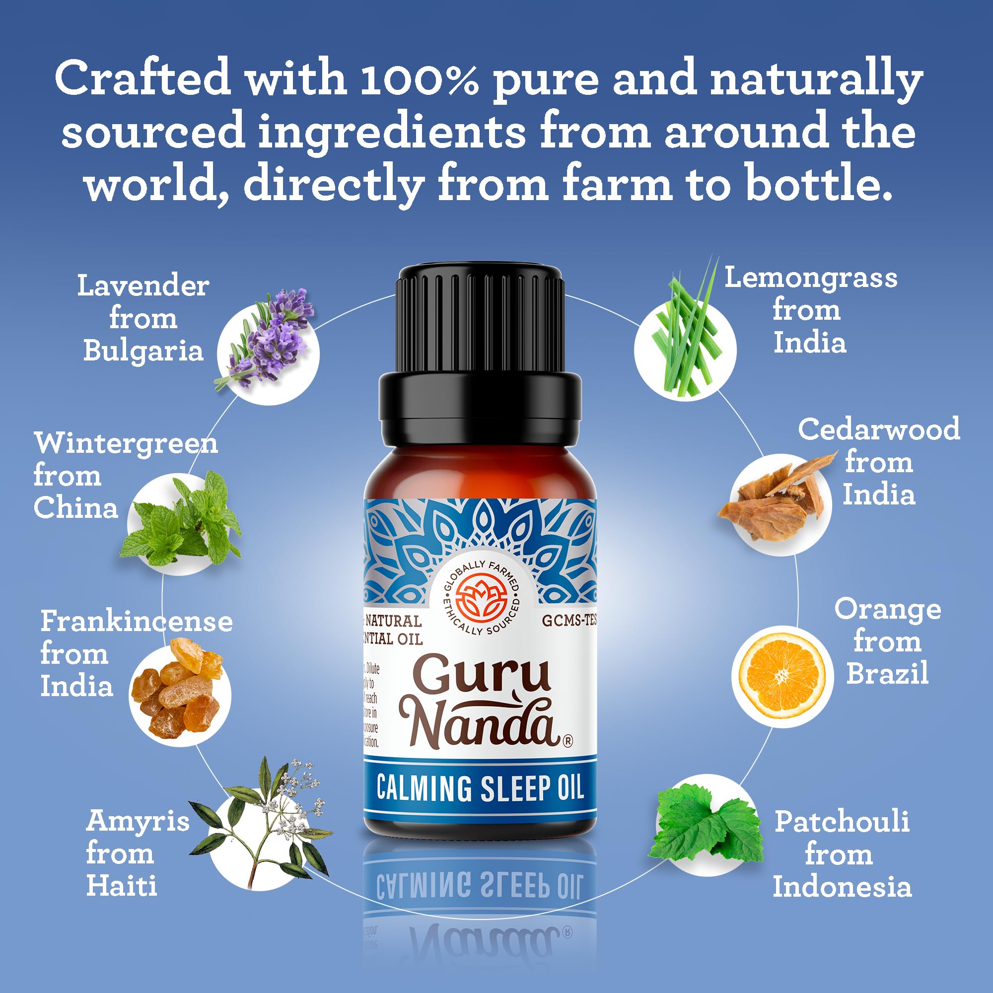 GuruNanda Calming Sleep – diffuseur idéal pour salon, ambiance sereine