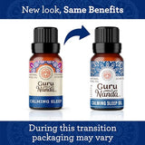 GuruNanda Calming Sleep – gouttes dans une bouteille ambrée pour routine relaxante