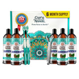 Gurunanda CocoMint ensemble de bouteilles pour hygiène buccale naturelle