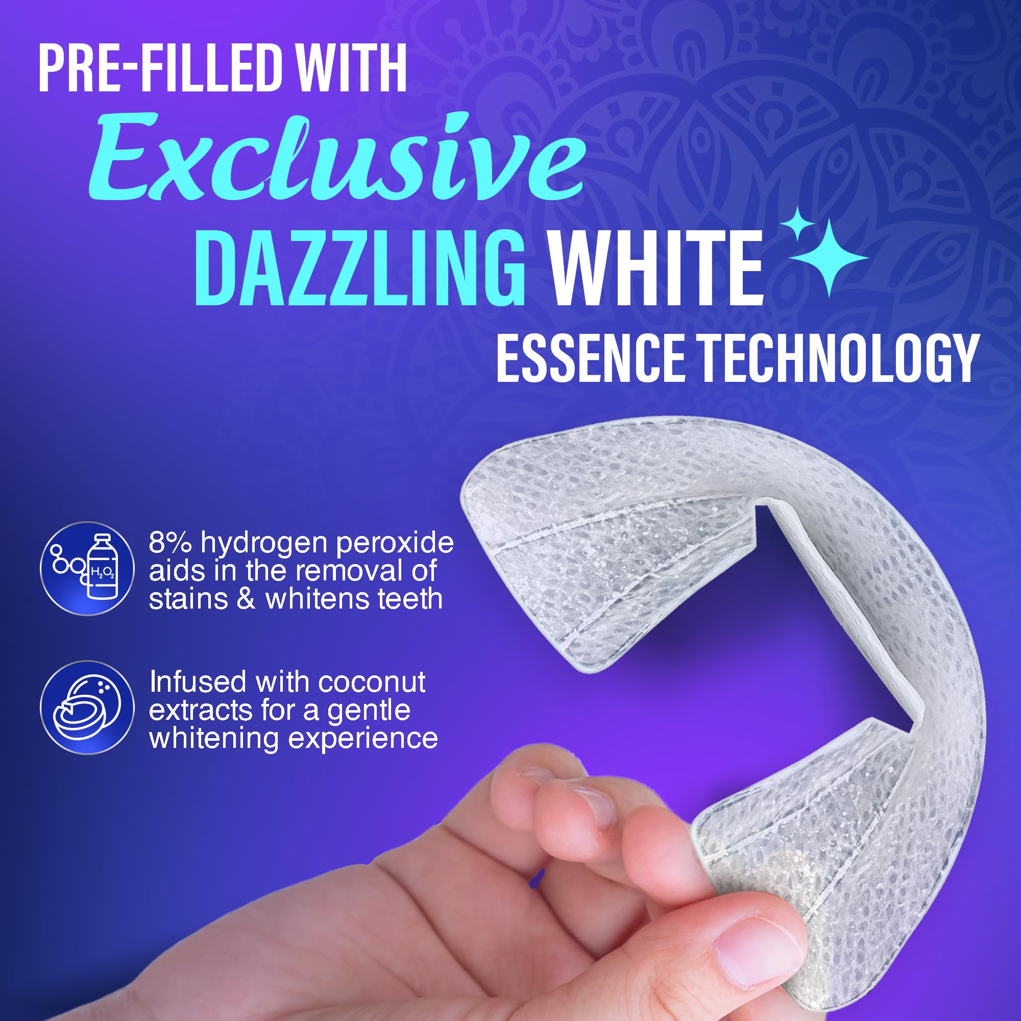 GuruNanda design ergonomique U: confort optimal sur les dents.