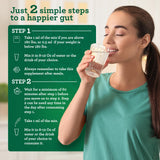 GuruNanda Gutcleanse kit – bouteille étape 2, dilution facile dans une boisson.