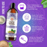 GuruNanda huile pulling sesame menthe – arôme frais qui apaise et rafraîchit.